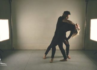 Alfonso y Mònica bachata show sulle note di Llegaste Tú alfondo y monica