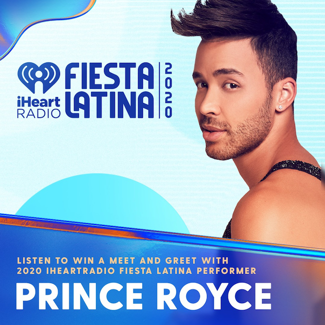 Concerto di Prince Royce a iHeartRadio Fiesta Latina 2020